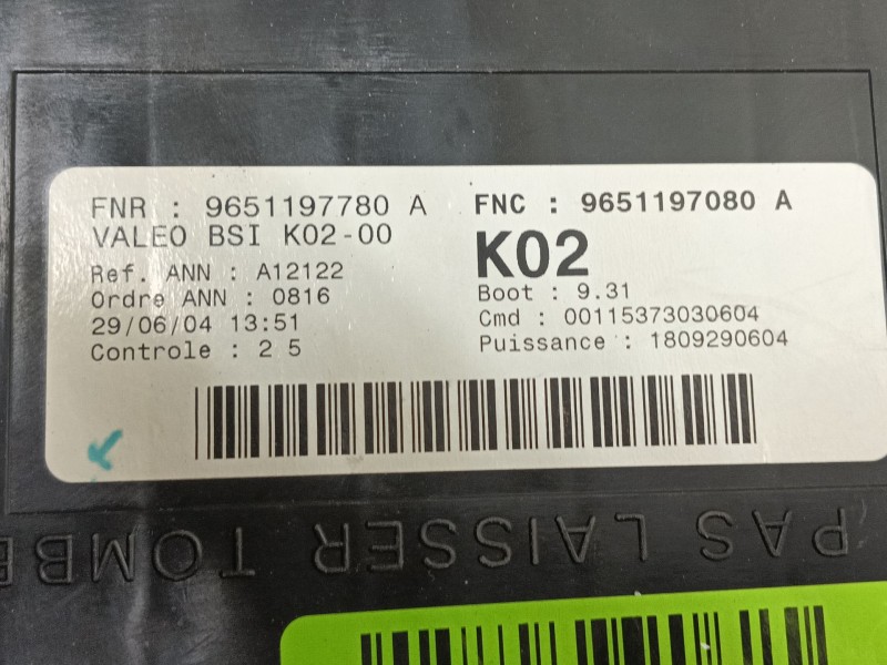 Recambio de bsi para peugeot 307 (3a/c) 2.0 hdi 90 referencia OEM IAM   