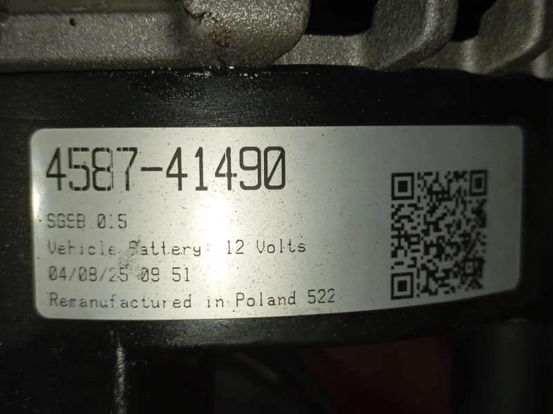 Recambio de alternador para volkswagen golf iv (1j1) 1.9 tdi referencia OEM IAM  458741490 