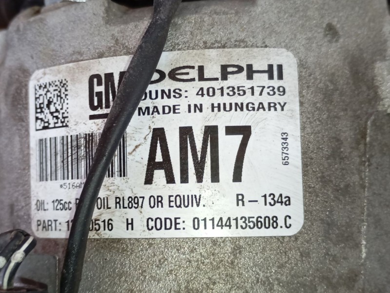 Recambio de compresor aire acondicionado para opel astra j (p10) 1.6 (68) referencia OEM IAM  401351739 
