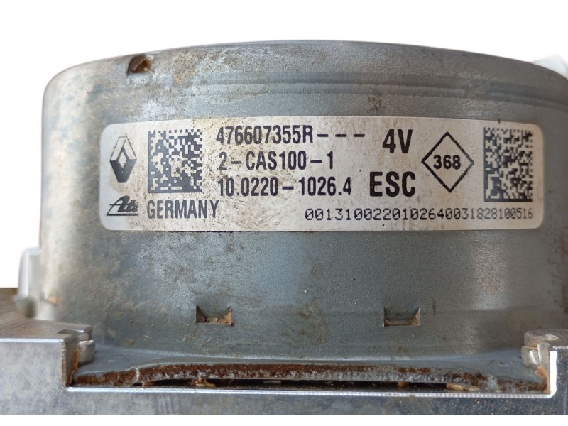 Recambio de abs para renault megane iv hatchback (b9a/m/n_) 1.3 tce 140 (b9nb) referencia OEM IAM  476607355R 