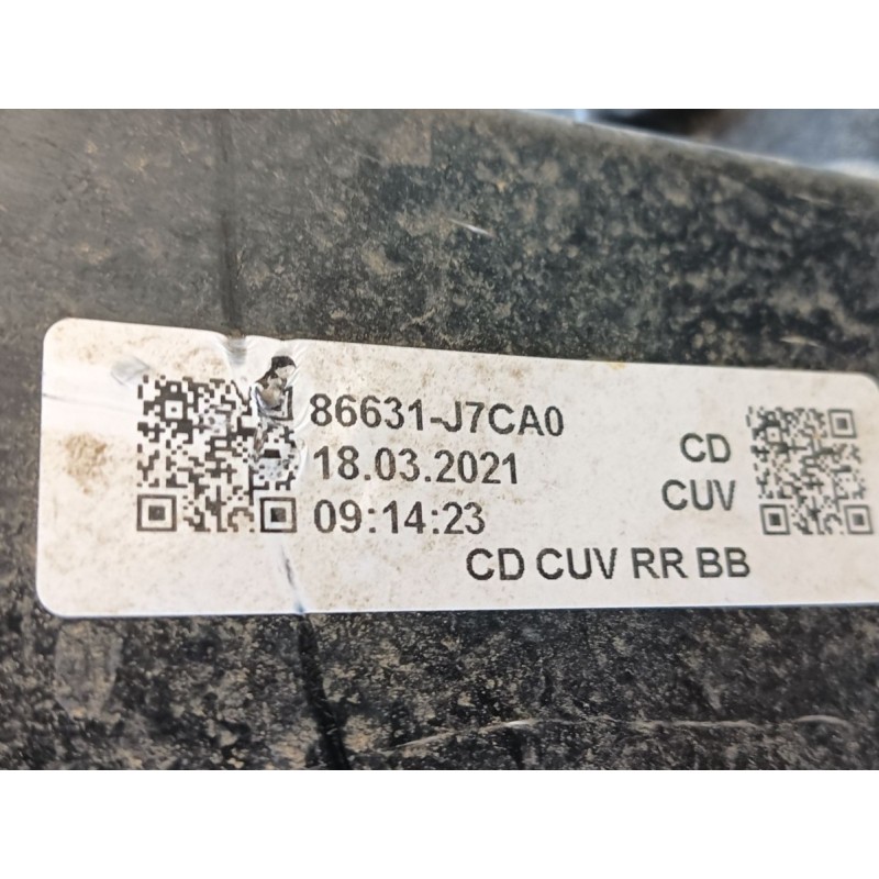 Recambio de refuerzo paragolpes trasero para kia xceed (cd) 1.6 t-gdi referencia OEM IAM 86631J7CA0  