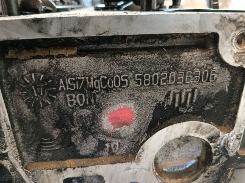 Recambio de culata para iveco daily vi furgoneta 33s16, 35s16, 35c16, 40c16, 50c16 referencia OEM IAM 5802227765  