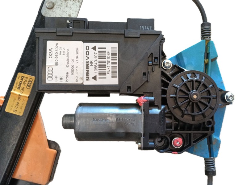 Recambio de elevalunas trasero derecho para audi a4 b6 (8e2) 1.9 tdi referencia OEM IAM   