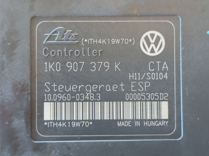 Recambio de abs para volkswagen golf v (1k1) 2.0 tdi 16v referencia OEM IAM  1K0907379K 