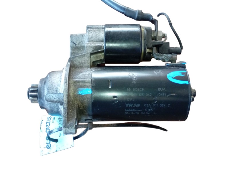 Recambio de motor arranque para volkswagen golf iv (1j1) 1.9 tdi referencia OEM IAM  02A911024D 