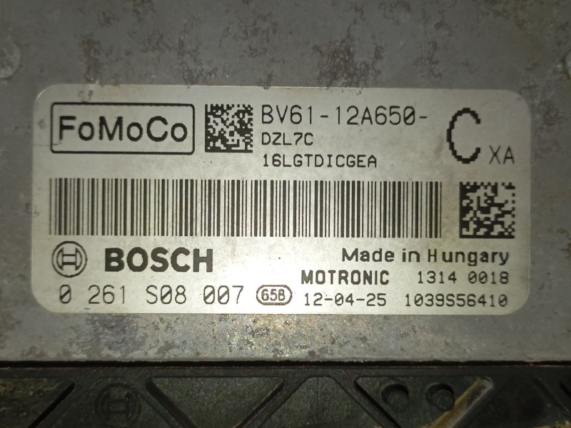 Recambio de centralita motor uce para ford focus iii 1.6 ti referencia OEM IAM   