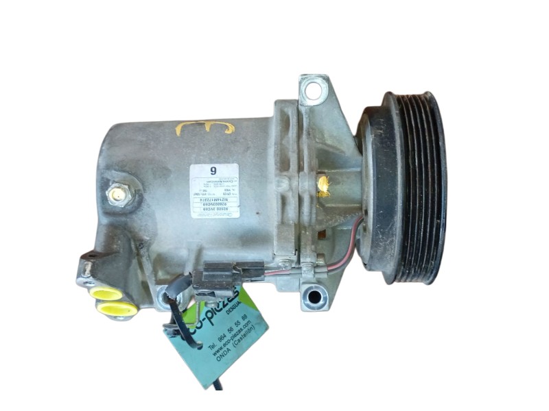 Recambio de compresor aire acondicionado para nissan note (e12) 1.5 dci referencia OEM IAM 926003VC6B 926003VC6B 