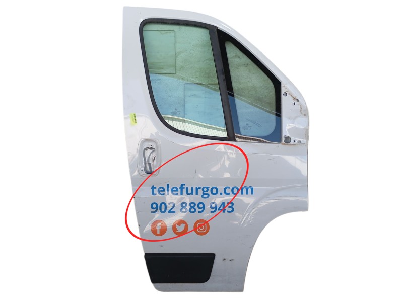 Recambio de puerta delantera derecha para fiat ducato furgoneta (250_) 140 multijet 2,2 d referencia OEM IAM   