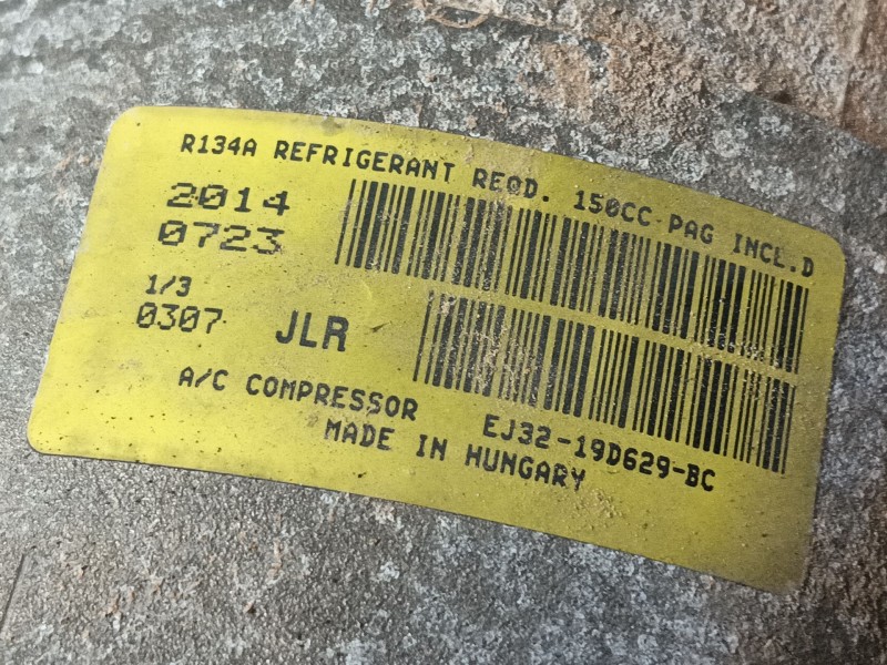 Recambio de compresor aire acondicionado para land rover range rover evoque (l538) 2.2 d 4x4 referencia OEM IAM   