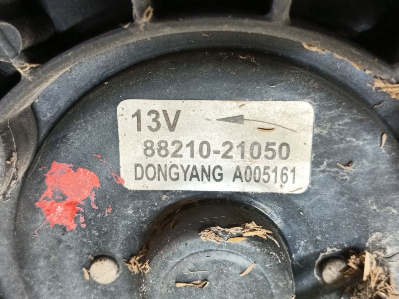 Recambio de electroventilador para ssangyong rodius i 2.7 xdi referencia OEM IAM   