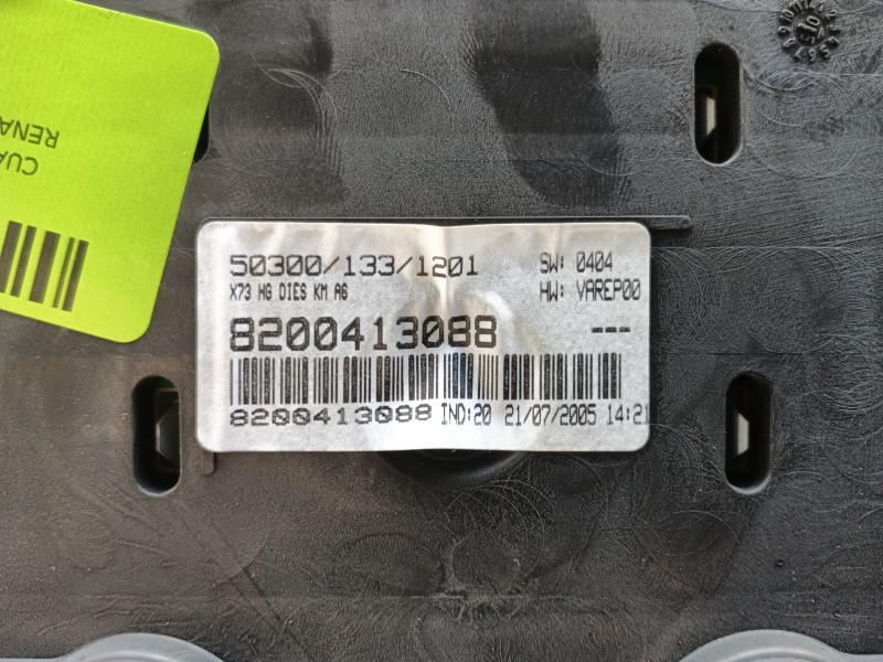 Recambio de cuadro instrumentos para renault vel satis (bj0_) 3.0 dci (bj0j, bj0n) referencia OEM IAM   
