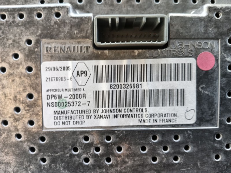 Recambio de cuadro instrumentos para renault vel satis (bj0_) 3.0 dci (bj0j, bj0n) referencia OEM IAM   