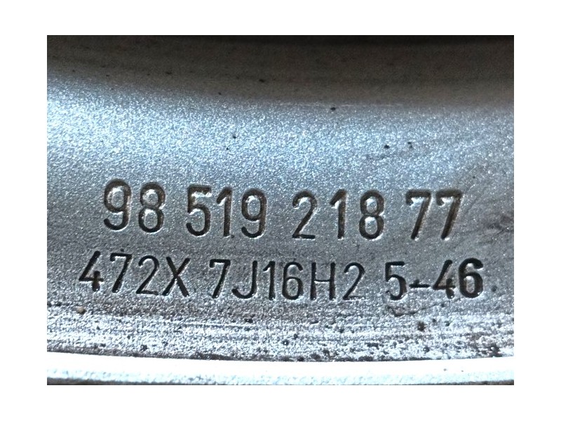 Recambio de llanta para fiat scudo furgoneta 2.0 multijet 145 (506) referencia OEM IAM   