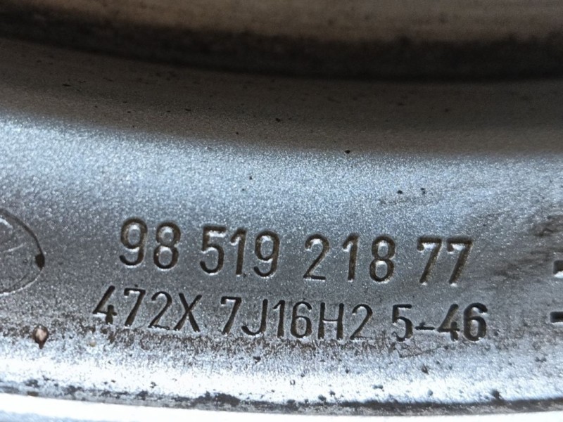 Recambio de llanta para fiat scudo furgoneta 2.0 multijet 145 (506) referencia OEM IAM   