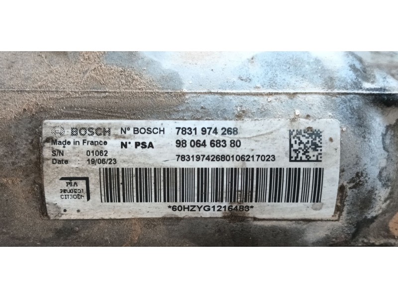 Recambio de cremallera direccion para fiat scudo furgoneta 2.0 multijet 145 (506) referencia OEM IAM   