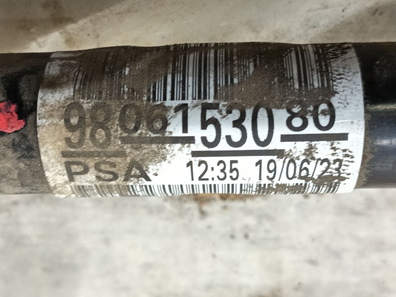 Recambio de transmision delantera izquierda para fiat scudo furgoneta 2.0 multijet 145 (506) referencia OEM IAM 9806153080  