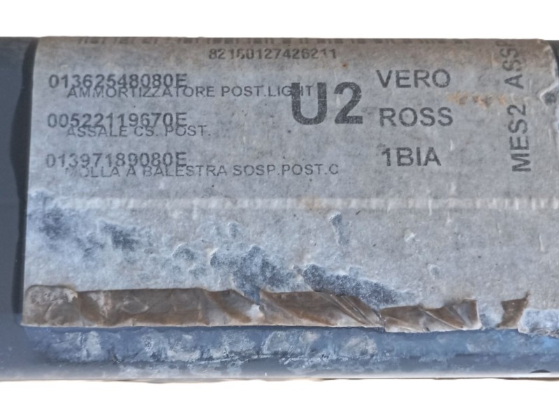 Recambio de puente trasero para fiat ducato furgoneta (250_) 140 multijet 2,2 d referencia OEM IAM  01362548080E 