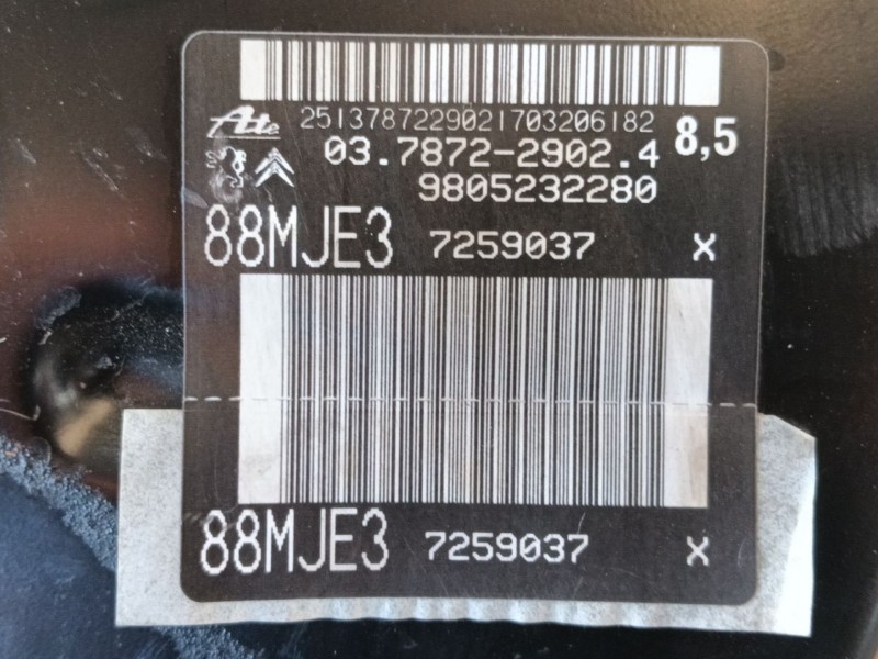 Recambio de servofreno para fiat scudo furgoneta 2.0 multijet 145 (506) referencia OEM IAM  9805232280 