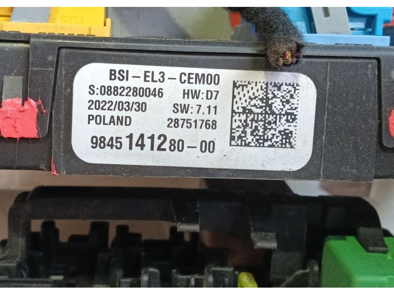 Recambio de caja reles / fusibles para fiat scudo furgoneta 2.0 multijet 145 (506) referencia OEM IAM   