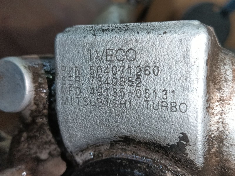 Recambio de turbocompresor para fiat ducato furgoneta (250_) 120 multijet 2,3 d referencia OEM IAM   