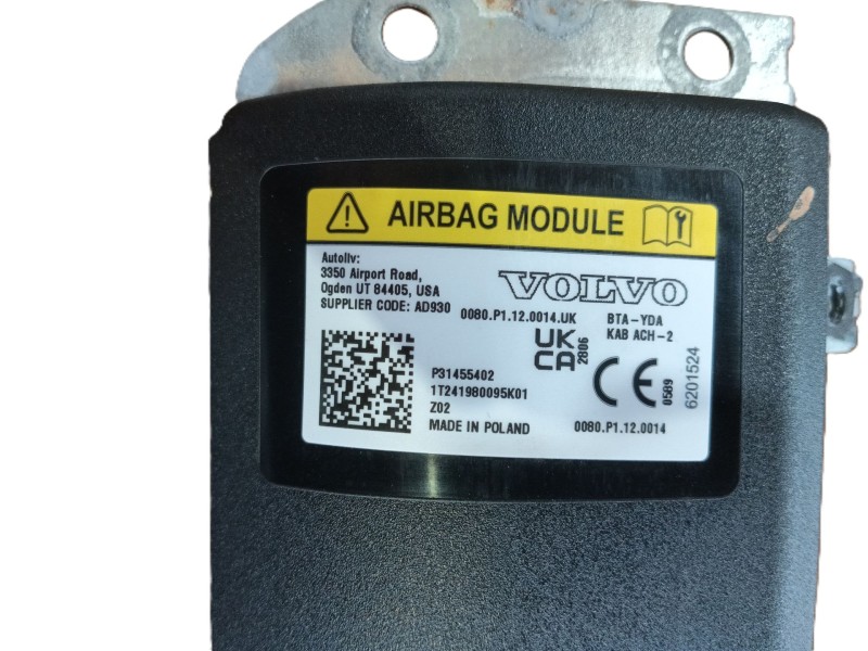 Recambio de airbag delantero izquierdo para volvo xc40 (536) b3 mild-hybrid referencia OEM IAM   