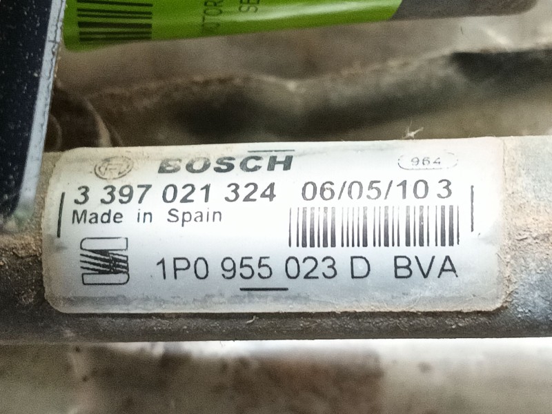 Recambio de motor limpia delantero para seat leon (1p1) 1.6 tdi referencia OEM IAM 1P0955119C 3397021324 