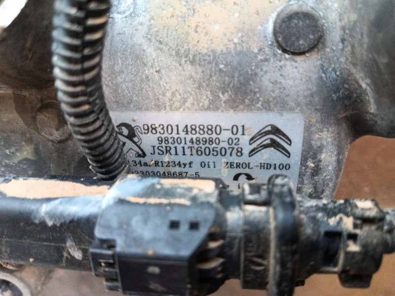 Recambio de compresor aire acondicionado para fiat scudo furgoneta 2.0 multijet 145 (506) referencia OEM IAM 9830148880 98301488