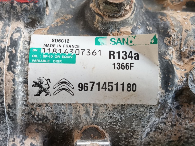 Recambio de compresor aire acondicionado para citroën ds5 2.0 hdi 165 referencia OEM IAM   
