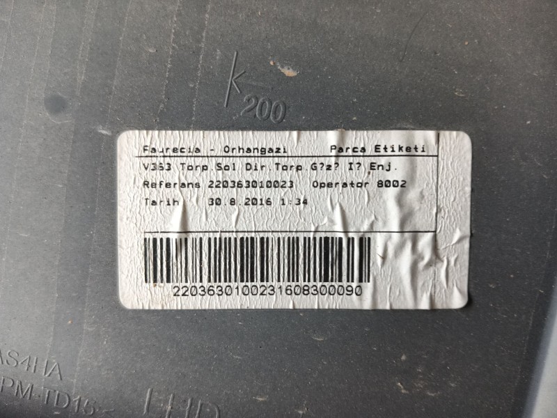 Recambio de guantera para ford transit v363 furgoneta (fcd, fdd) 2.0 ecoblue referencia OEM IAM   