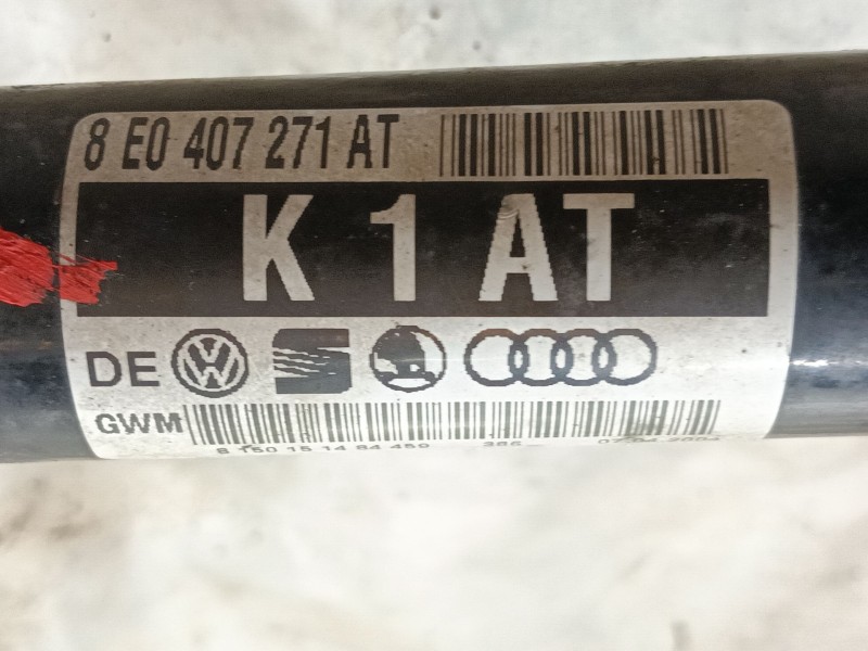 Recambio de transmision delantera izquierda para audi a4 b6 (8e2) 1.9 tdi referencia OEM IAM 8E0407271AT 8150151484459 