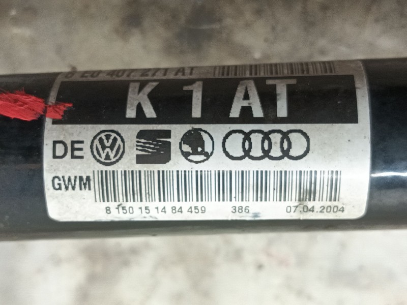 Recambio de transmision delantera izquierda para audi a4 b6 (8e2) 1.9 tdi referencia OEM IAM 8E0407271AT 8150151484459 