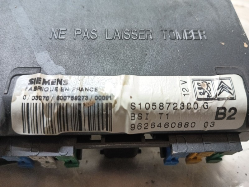 Recambio de bsi para peugeot 206 hatchback (2a/c) 1.4 i referencia OEM IAM 6580P8 9626460880 