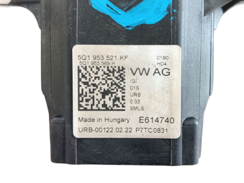Recambio de mando multifuncion para volkswagen tiguan (ad1, ax1) 2.0 tdi referencia OEM IAM 5Q1953521KFIGI 5Q1953521KF 