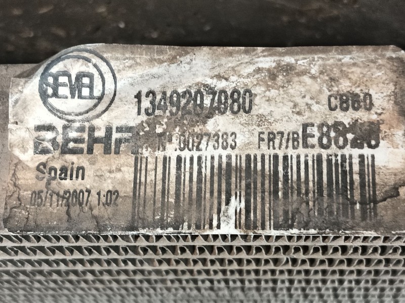 Recambio de radiador agua para fiat ducato furgoneta (250_) 120 multijet 2,3 d referencia OEM IAM   