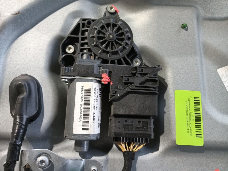 Recambio de elevalunas trasero izquierdo para volkswagen touran (1t3) 1.6 tdi referencia OEM IAM   