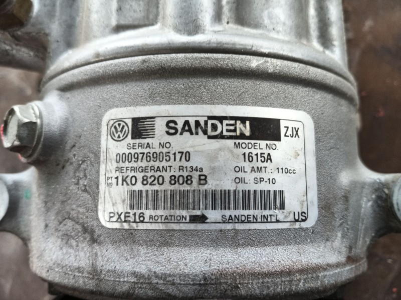 Recambio de compresor aire acondicionado para volkswagen touran (1t3) 1.6 tdi referencia OEM IAM   