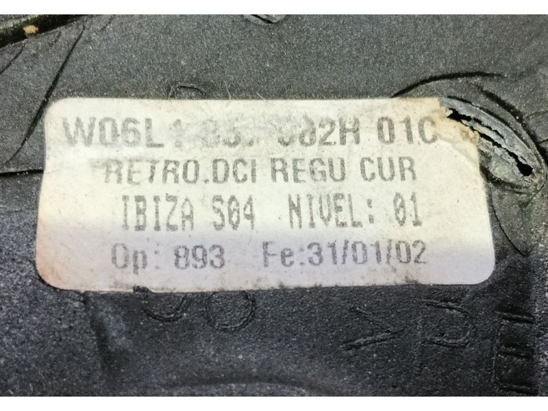 Recambio de retrovisor derecho para seat ibiza iii (6l1) 1.2 referencia OEM IAM   