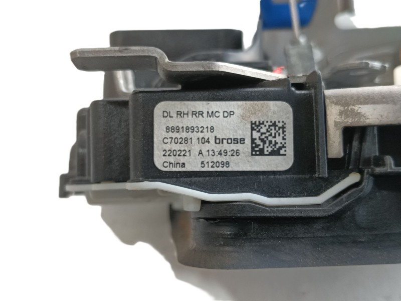 Recambio de cerradura puerta trasera derecha para lynk & co 01 phev referencia OEM IAM   