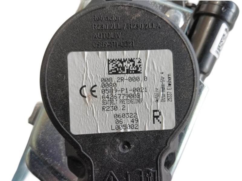 Recambio de cinturon seguridad delantero derecho para lynk & co 01 phev referencia OEM IAM   