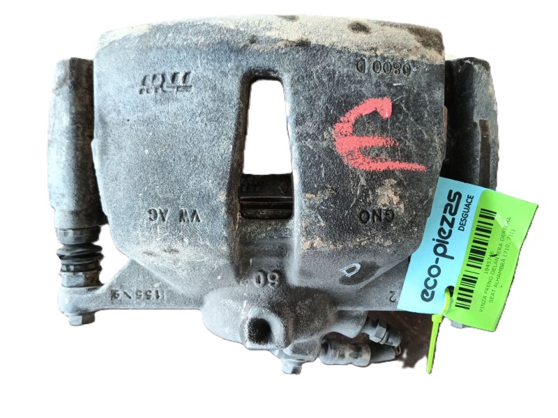 Recambio de pinza freno delantera derecha para seat alhambra (710, 711) 2.0 tdi referencia OEM IAM   