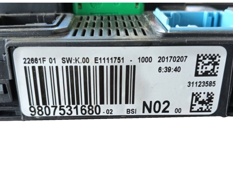 Recambio de bsi para peugeot 208 i (ca_, cc_) 1.6 bluehdi 100 referencia OEM IAM   