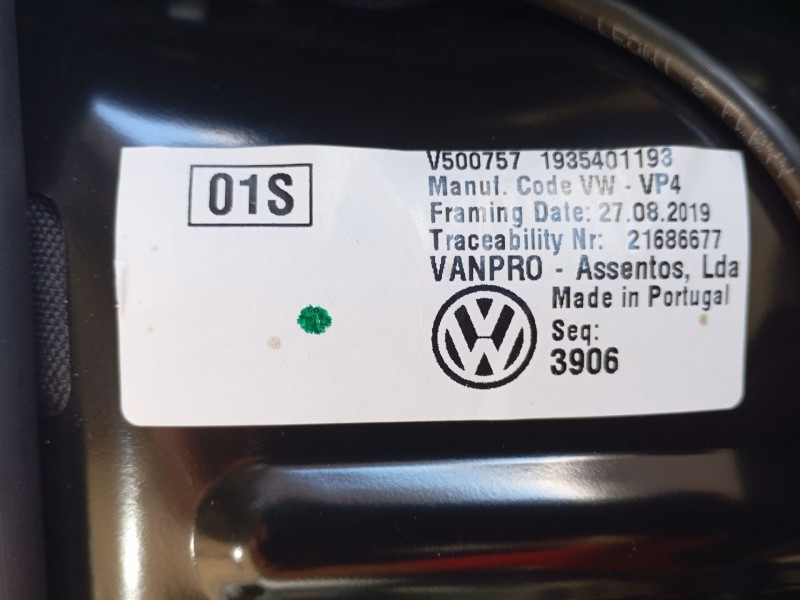 Recambio de asiento delantero derecho para seat alhambra (710, 711) 2.0 tdi referencia OEM IAM   