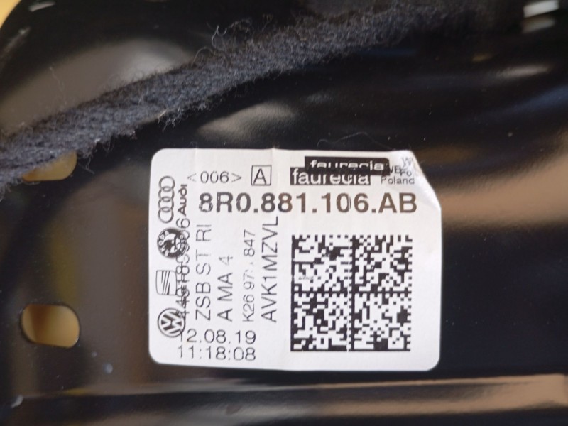 Recambio de asiento delantero derecho para seat alhambra (710, 711) 2.0 tdi referencia OEM IAM   