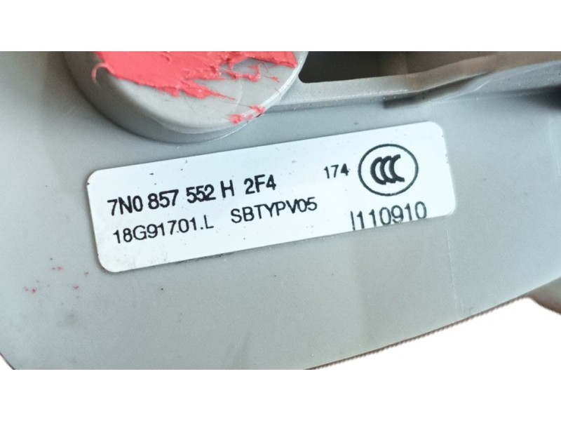 Recambio de parasol derecho para seat alhambra (710, 711) 2.0 tdi referencia OEM IAM   