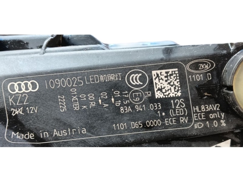 Recambio de faro izquierdo para audi q3 sportback (f3n) 35 tdi referencia OEM IAM   