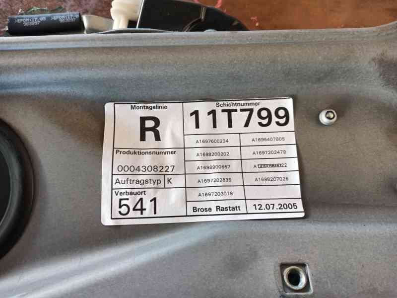 Recambio de elevalunas delantero izquierdo para mercedes-benz clase a (w169) a 150 (169.031, 169.331) referencia OEM IAM   