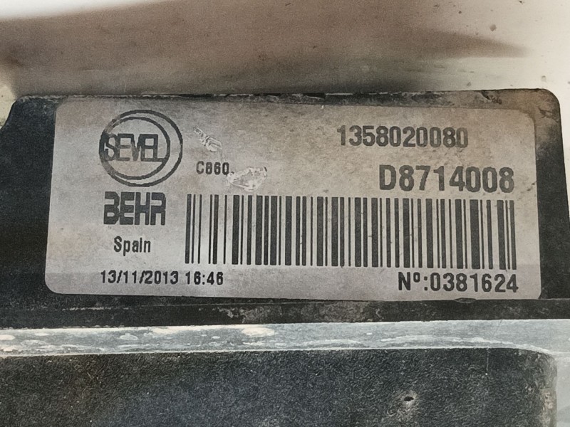 Recambio de electroventilador para fiat ducato furgoneta (250_) 130 multijet 2,3 d referencia OEM IAM  1358020080 