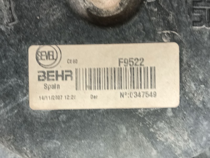 Recambio de electroventilador para fiat ducato furgoneta (250_) 120 multijet 2,3 d referencia OEM IAM 1393260080 L4840 