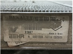 Recambio de intercooler para renault vel satis (bj0_) 3.0 dci (bj0j, bj0n) referencia OEM IAM 8200033732 0001508  2