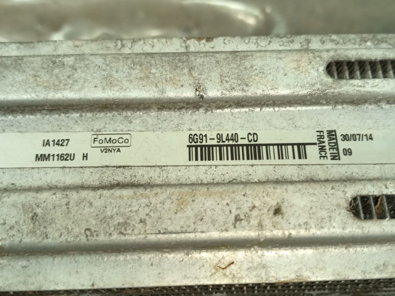 Recambio de intercooler para land rover range rover evoque (l538) 2.2 d 4x4 referencia OEM IAM  6G919L440CD 